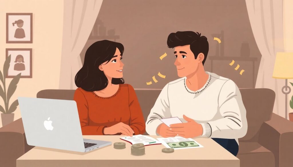 Финансовый Рубикон семьи: как говорить о деньгах с партнёром и детьми - иллюстрация