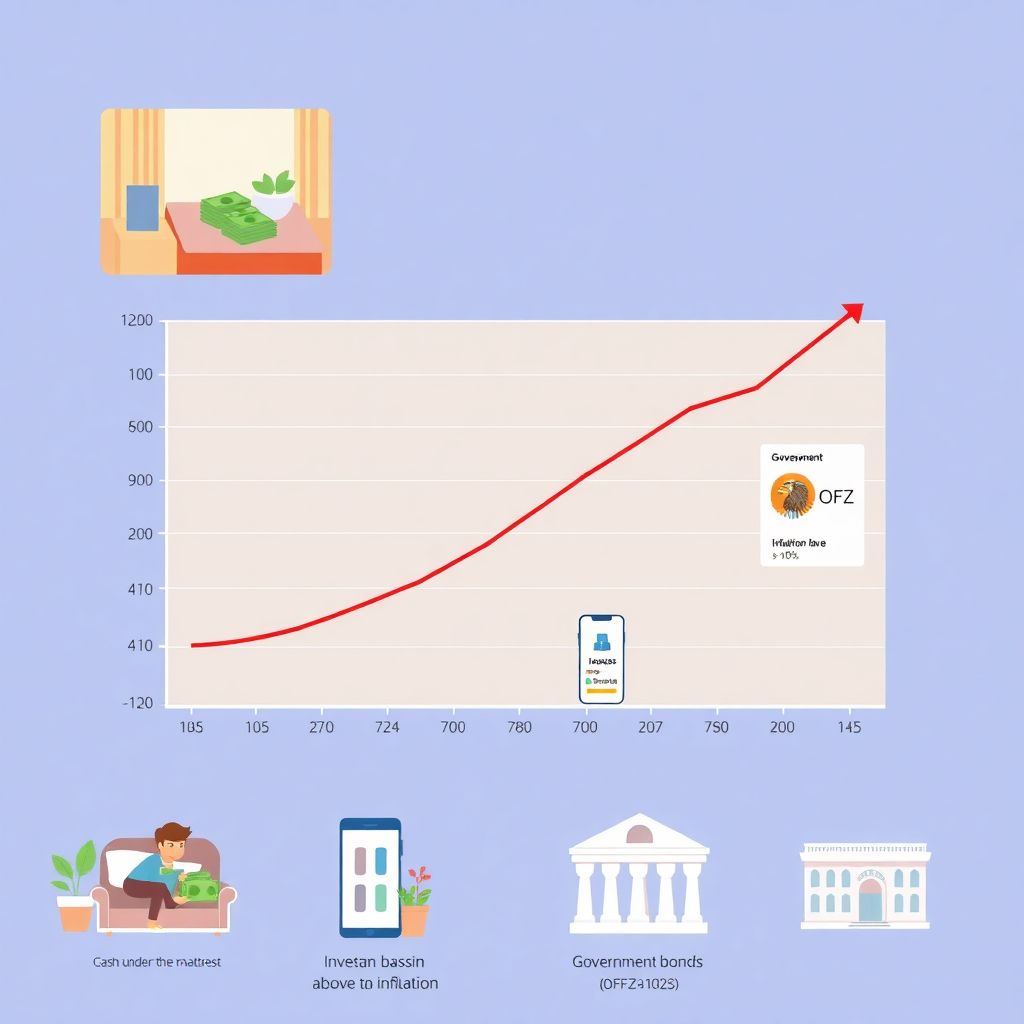 Инфляция против сбережений: куда выгодно прятать деньги, чтобы они не сгорали